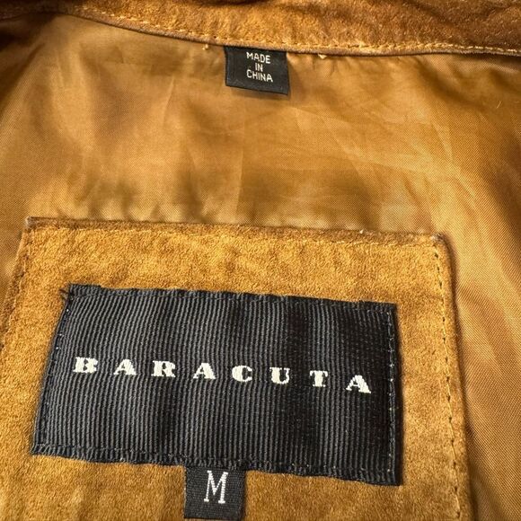 Men's Brown Suede Jacket - Picture 3 of 16